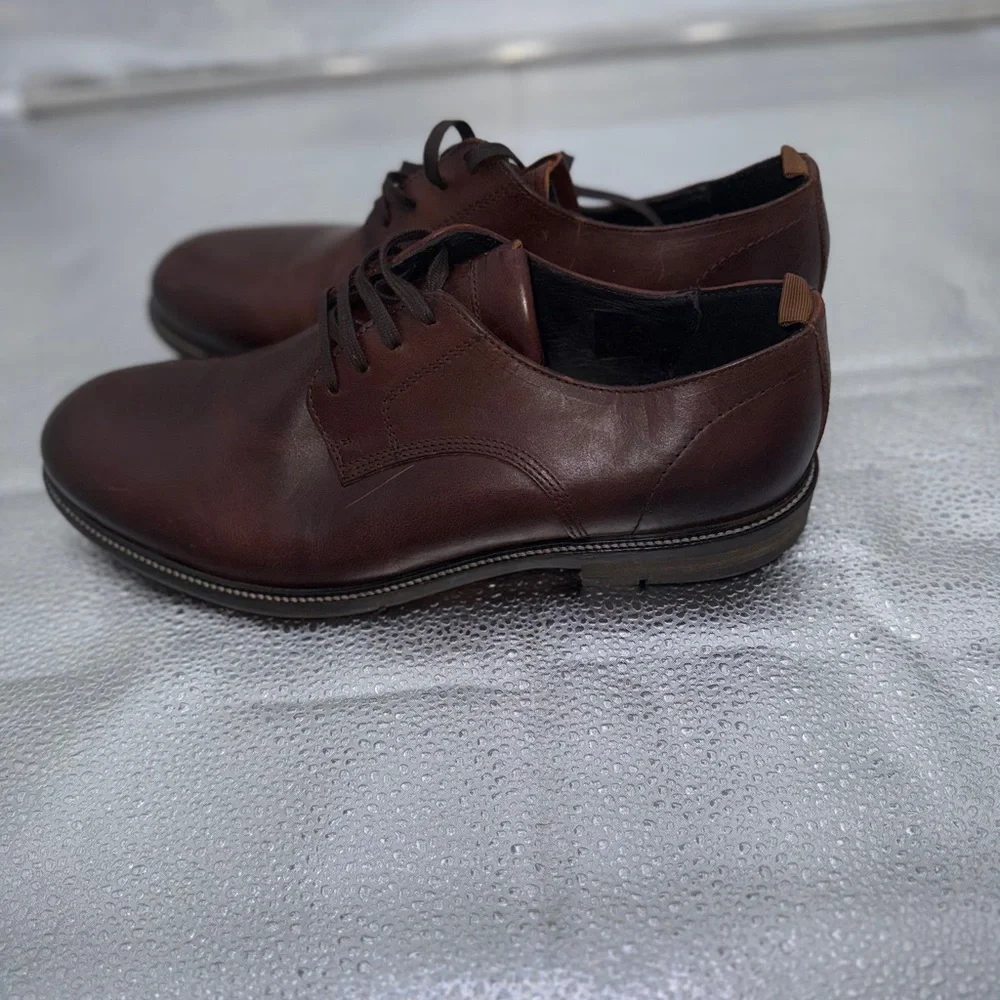 Rodd & Gunn Men’s Brown Derby Leather Oxford Dress Shoe‎ Size 44